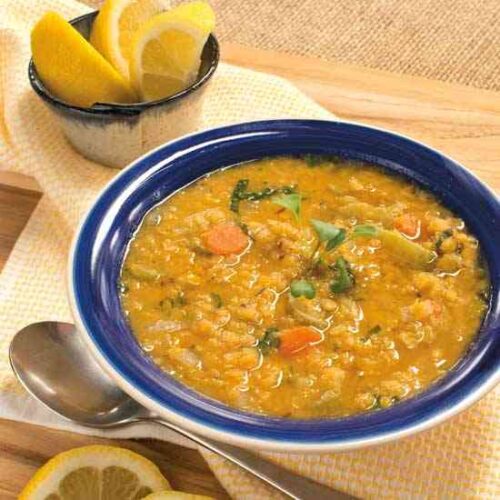 Indian-Spiced Red Lentil Soup